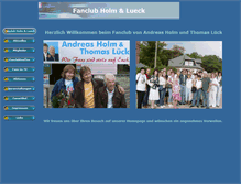 Tablet Screenshot of fanclub.holm-lueck.de